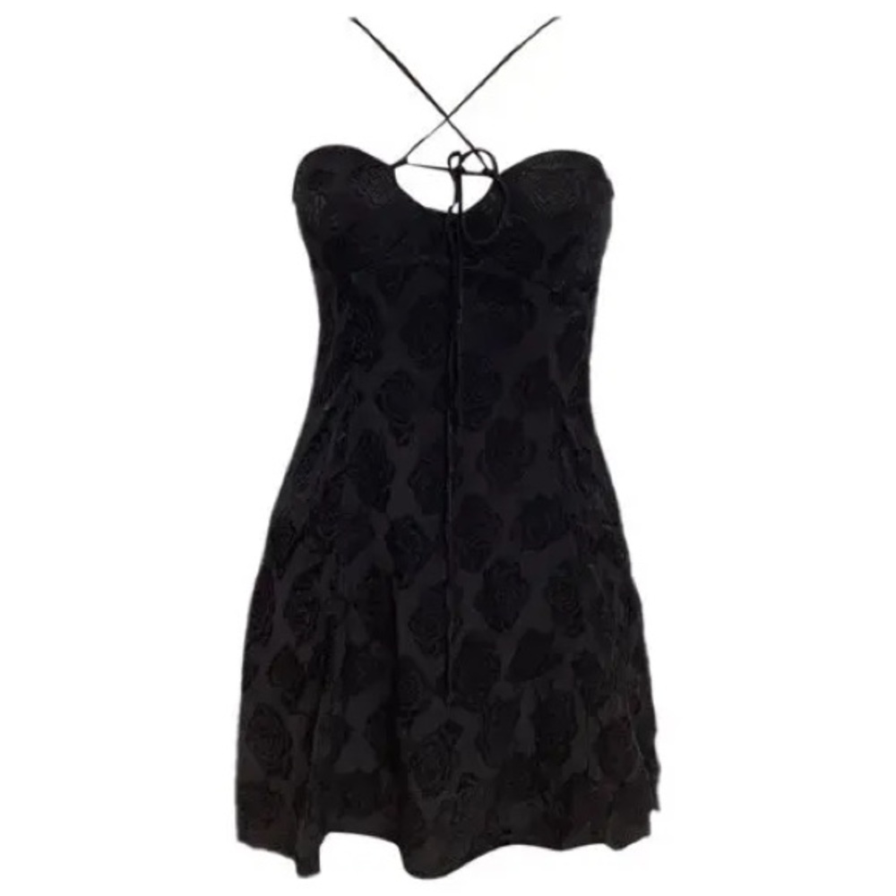 For Love And Lemons Black Strapless Dress